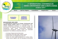 The International Conference on Energy, Environment and Climate Change