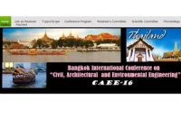 Conference on  “Civil, Architectural  and Environmental Engineering” (CAEE-16)