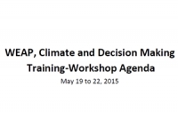 Climate and Decision Making Training-Workshop Agenda
