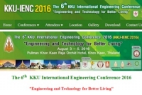 The 6th  KKU International Engineering Conference 2016