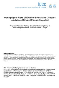 Managing the Risks of Extreme Events and Disasters to Advance Climate Change Adaptation