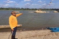 น้ำโขงลดระดับช่วงหน้าแล้ง พระพุทธบาท 2,000 ปี โผล่