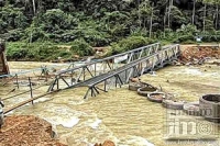 นครศรีธรรมราช-ชาวบ้านกรุงชิง อ.นบพิตำ ถูกตัดขาด