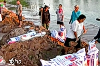 หลายพื้นที่เร่งสร้างแนวป้องกันรับมือฝนตกซ้ำ