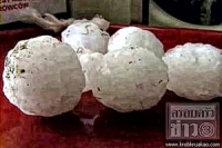 โปแลนด์ พายุลูกเห็บถล่มหมู่บ้าน