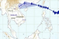พายุ &quot;อุซางิ&quot; เคลื่อนตัวมุ่งหน้าเข้าจีน
