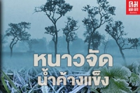 พยากรณ์อากาศวันนี้ อุณหภูมิจะลดลง 2 - 6 องศาฯ หนาวจัด 