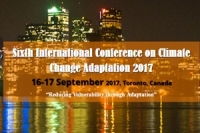 Sixth International Conference on Climate Change Adaptation 2017 