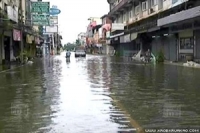 ปราจีนบุรี-ฝนซ้ำที่กบินทร์ฯ เตือนชาวบ้านระวังท่วมรอบ 2